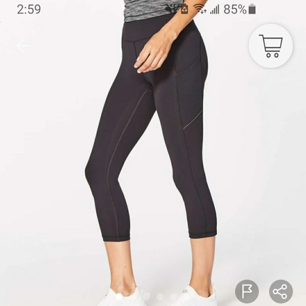 Lululemon speed tight v crops